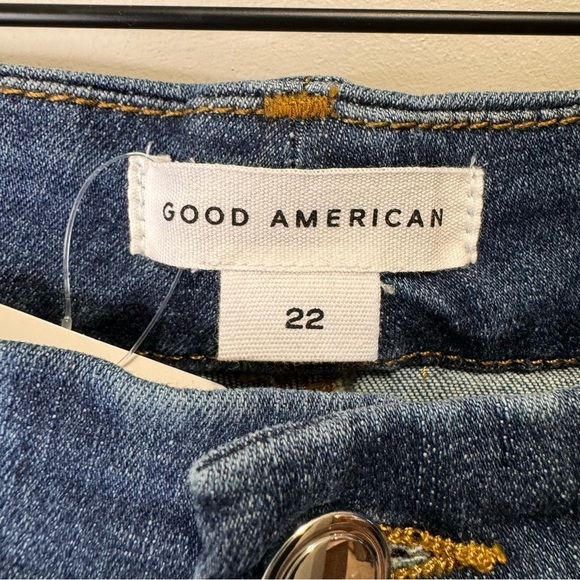 Good American Good Legs Flare Jeans Size 22 NWT Brand New Baggy Wide Leg - Picture 7 of 11